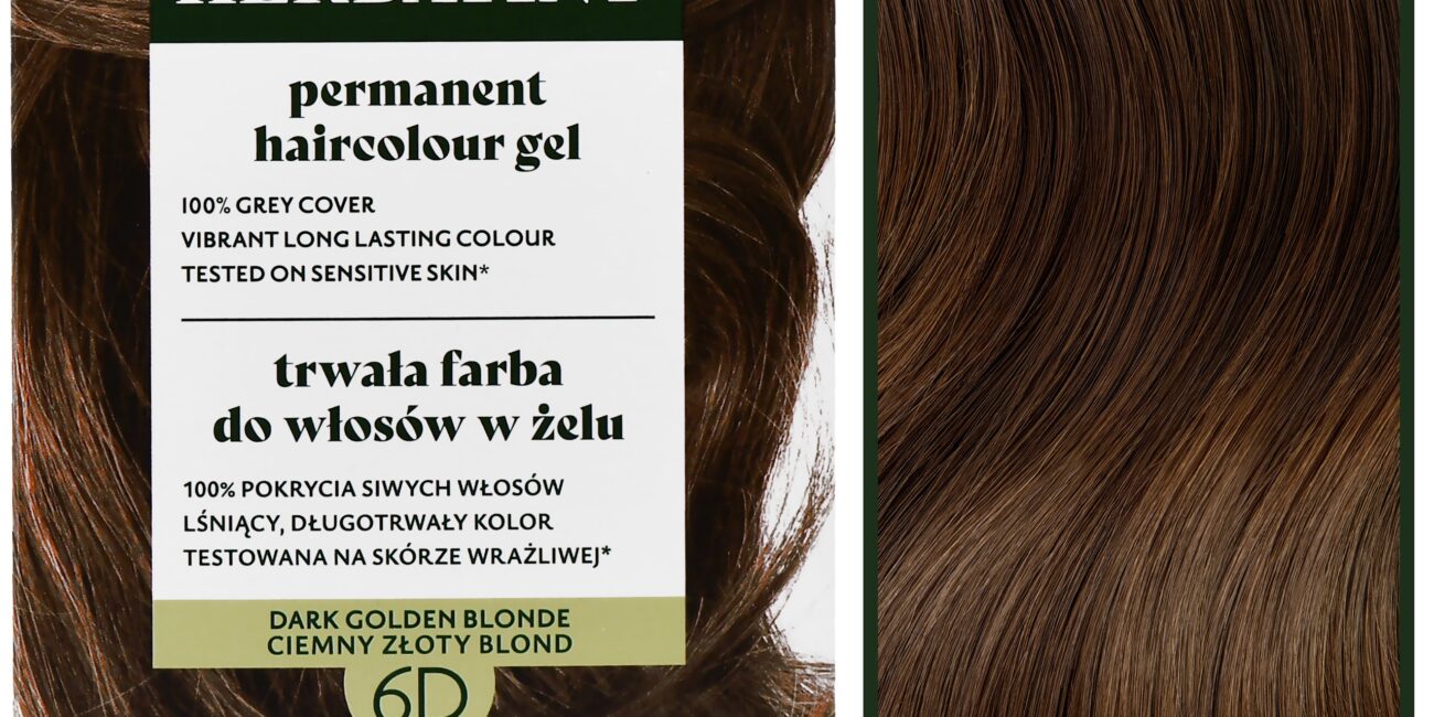 Herbatint Permanent Haircolour Gel – trwała, ziołowa farba do włosów w żelu, 170ml 6D | Ciemny Złoty Blond