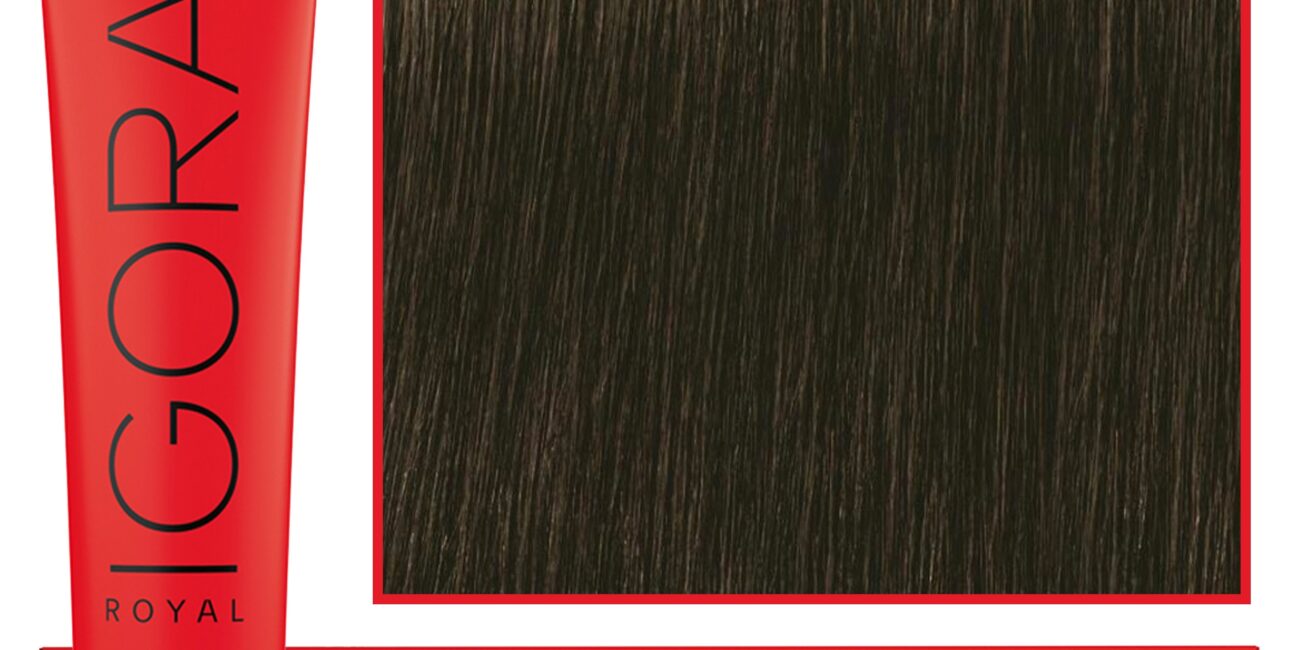 Schwarzkopf Professional Igora Royal - trwała farba do włosów o innowacyjnej formule, 60ml 5-16 | Jasny Brąz Cendre Czekoladowy