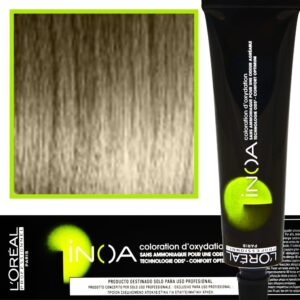 Loreal Inoa farba do włosów głęboki i trwały kolor dodatkowa ochrona włosa 60 ml 8.1 Jasny Blond Popielaty