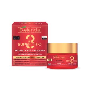 Bielenda Głęboko odbudowujący krem przeciwzmarszczkowy RETINOL + VIT C + KOLAGEN 70+, dzień/ noc