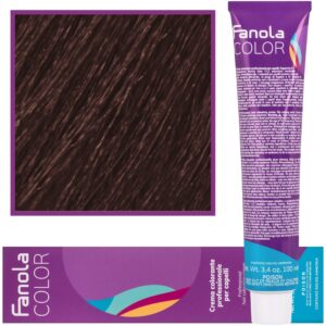Fanola Crema Color farba - profesjonalny krem koloryzujący, 100 ml 7.29 | Czekolada Orzechowa