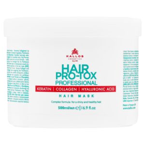 Kallos Hair Pro-Tox Mask - nawilżająca maska do włosów suchych i osłabionych, 500ml
