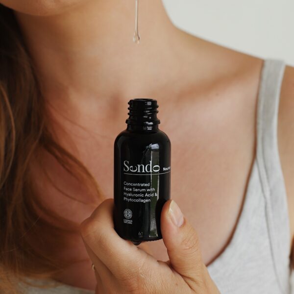 Concentrate Face Serum with Hyaluronic Acid - Serum do twarzy z kwasem hialuronowym Sendo 25ml