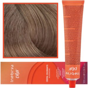 Inebrya Color - farba krem koloryzujący do włosów, 100ml 8/13 | Jasny Popielaty Złoty Blond