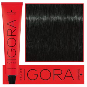 Schwarzkopf Professional Igora Royal - trwała farba do włosów o innowacyjnej formule, 60ml 4-33 | Średni Brąz Mat Extra