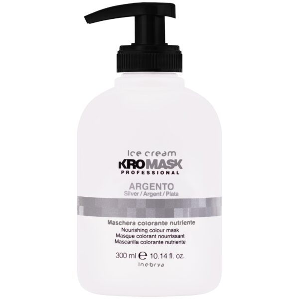 Inebrya Kromask - maska koloryzująca, różne kolory, 300ml Argento | Srebro