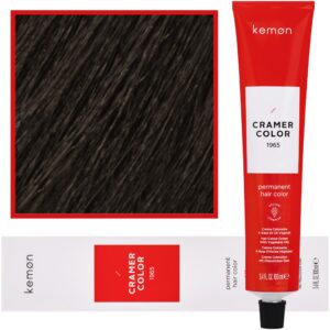 Kemon Cramer Color – kremowa farba do włosów z olejem kokosowym, 100ml 6,21 | Ciemny Beżowy Popielaty Blond