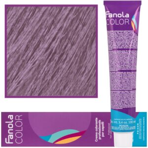 Fanola Crema Color farba - profesjonalny krem koloryzujący, 100 ml 8.2F | Jasny Blond Fantazyjny Fiolet