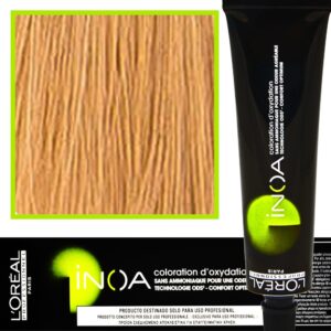 Loreal Inoa farba do włosów głęboki i trwały kolor dodatkowa ochrona włosa 60 ml 9.32 Bardzo Jasny Blond Złocisto - Opalizujący