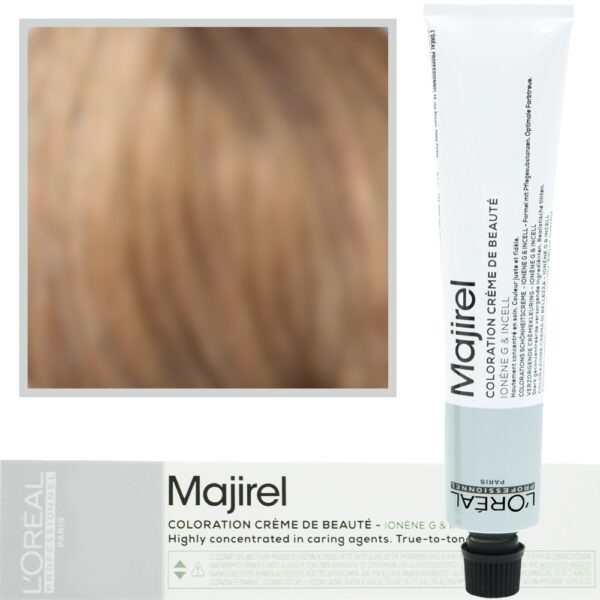 Loreal Majirel - profesjonalna farba do włosów, paleta kolorów, 50ml 8.0 Głęboki Jasny Blond