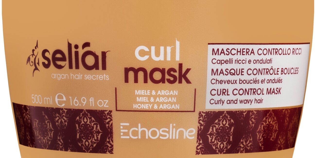Echosline Seliar Curl Mask – odżywcza maska do włosów kręconych i falowanych, 500 ml