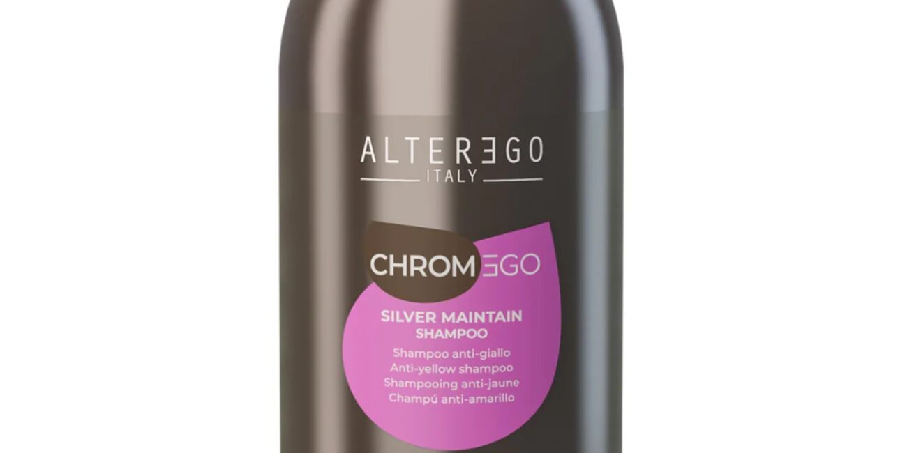 Alter Ego ChromEgo Silver Mantain Shampoo - ochładzający kolor szampon do włosów blond, 900ml