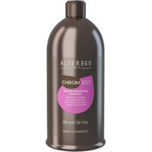 Alter Ego ChromEgo Silver Mantain Shampoo - ochładzający kolor szampon do włosów blond, 900ml