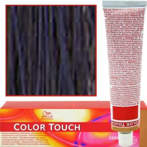 WELLA COLOR TOUCH profesjonalna farba do włosów 60 ml 2/8 Niebieskoczarny
