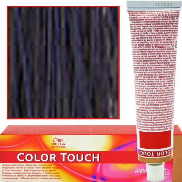WELLA COLOR TOUCH profesjonalna farba do włosów 60 ml 2/8 Niebieskoczarny
