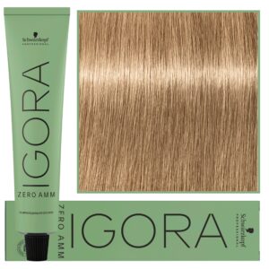 Schwarzkopf Professional Igora Zero Amm - profesjonalna farba do włosów bez amoniaku, 60ml 8-46  |  Jasny Blond Beżowo Czekoladowy