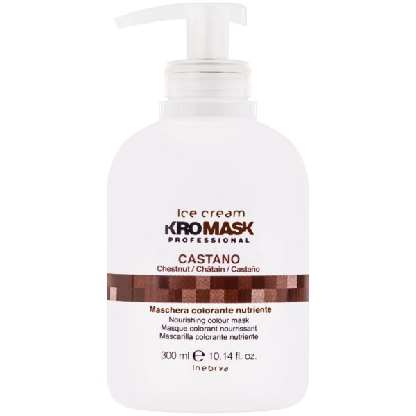 Inebrya Kromask - maska koloryzująca, różne kolory, 300ml Castano | Kasztan