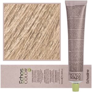 Echosline Echos Color Colouring Cream - wegańska farba do włosów, 100ml 10,03 | Platynowy Blond Naturalny Złoty