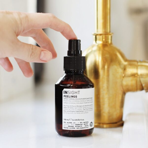 HAND SANITIZING SPRAY - Dezynfekujący spray do rąk i powierzchni 100ml INSIGHT