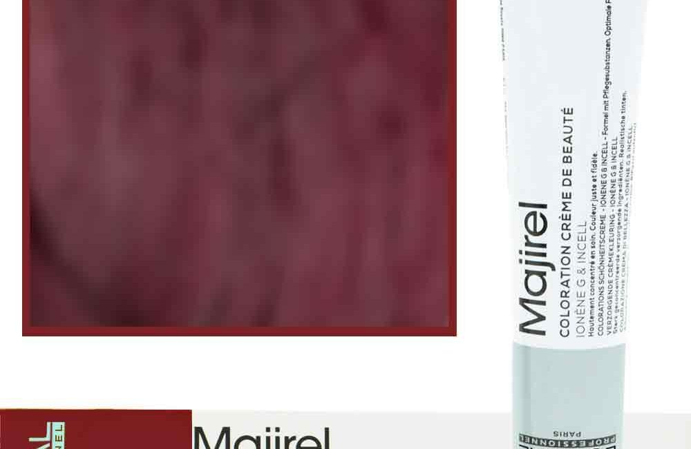 Loreal Majirel - profesjonalna farba do włosów, paleta kolorów, 50ml 4.60 Brąz Czerwony Intensywny