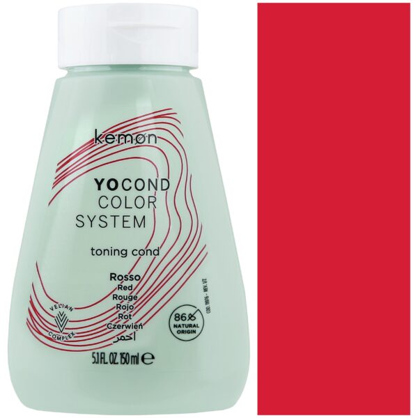 Kemon Yo Cond Color, koloryzująca odżywka do włosów, 150ml Rosso | Czerwień