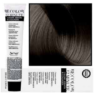 Be Hair Be Color 12 minute - farba do włosów bez amoniaku, 100ml 3,0 | Ciemny Kasztanowy