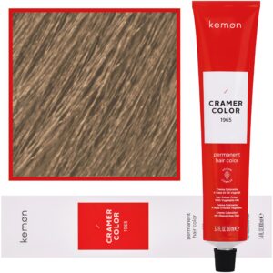 Kemon Cramer Color – kremowa farba do włosów z olejem kokosowym, 100ml 8,08 | Jasny Nordycki Naturalny Blond
