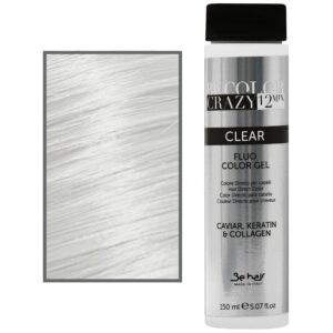 Be Hair Be Color Crazy – toner do włosów w żelu z keratyną, bez amoniaku, 150ml Clear | Czysty