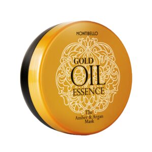 Montibello Gold Oil Essence, maska bursztynowo-arganowa, zapobiega przesuszeniu 200 ml
