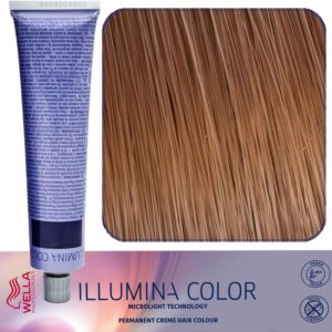 Wella Illumina Color - profesjonalna farba do włosów, 60ml 7/42 - Średni Blond Czerwono Matowy