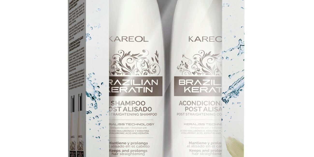 Kareol Brazilian Keratin Post Kit - zestaw po keratynowym prostowaniu, szampon + odżywka, 2x300