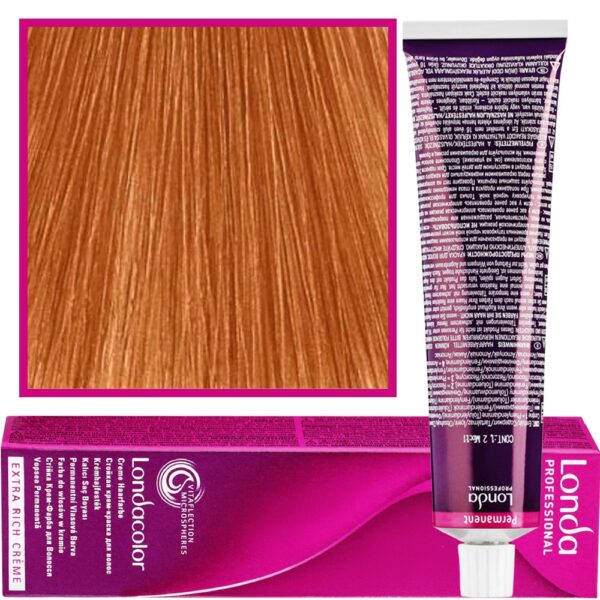 Londa Color profesjonalna farba do włosów 60ml 8/43 Jasny Miedziano-Złoty Blond