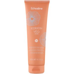 Echosline Keratin Veg Mask - wegańska maska do włosów z keratyną, 300ml