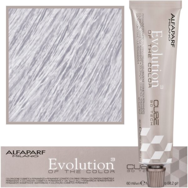 Alfaparf Evolution - farba do włosów 60ml cała paleta .01 | Delikatnie Popielaty
