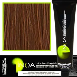 Loreal Inoa farba do włosów głęboki i trwały kolor dodatkowa ochrona włosa 60 ml 7.35 Blond Złocisto - Mahoniowy