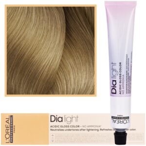 Loreal Dia Light - profesjonalna farba do włosów, 50ml 9.03 Bardzo Jasny Blond Naturalny Złocisty