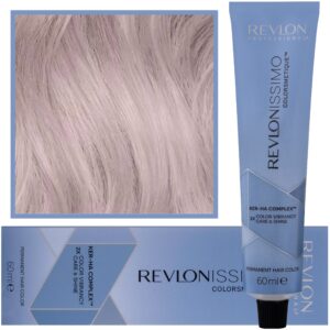 Revlon Revlonissimo Colorsmetique - kremowa farba do włosów, 60ml 1212MN | Opalizujący Szary