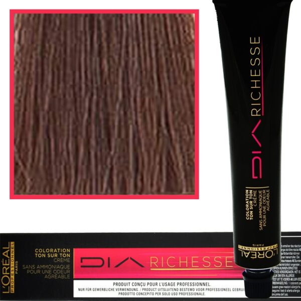 Loreal Dia Richesse farba do włosów 50ml 6.8 Mokka Ciemny Blond
