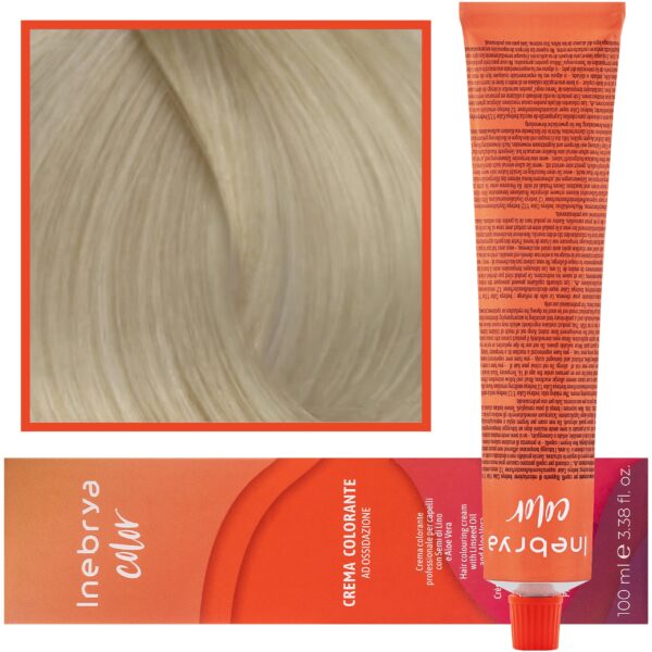 Inebrya Color - farba krem koloryzujący do włosów, 100ml 12/00 | Bardzo Jasny Platynowy Extra Blond