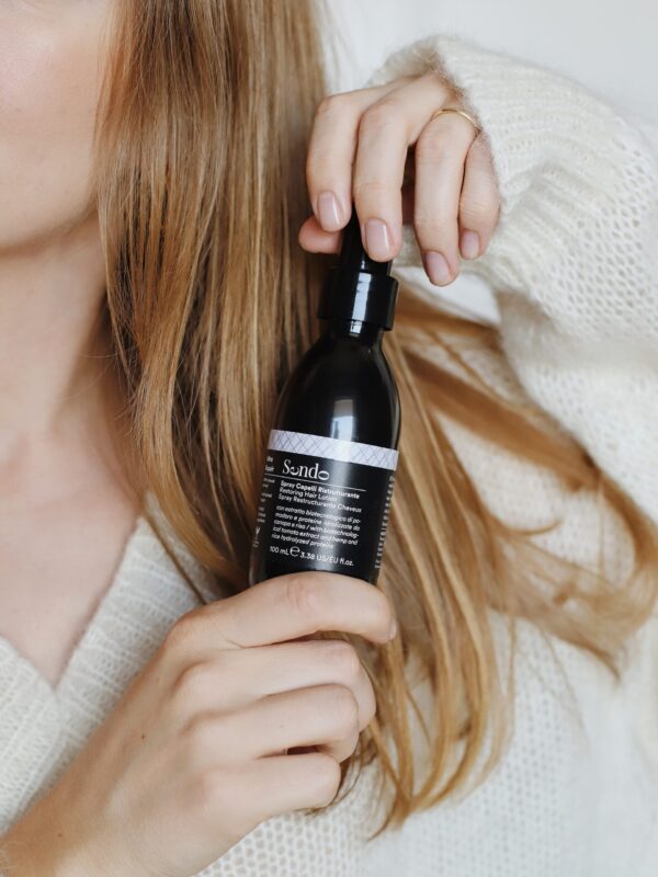 RESTORING HAIR LOTION - Silnie odbudowujący spray do zniszczonych włosów 100ml Sendo