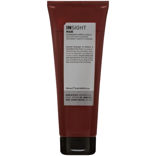 Insight MAN Hair and body cleanser - płyn do mycia ciała i włosów, 250ml