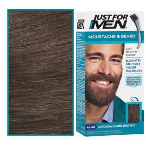 Just For Men Color Gel - odsiwiacze do włosów dla mężczyzn w formie żelu, 28g M40 | Średni Ciemny Brąz