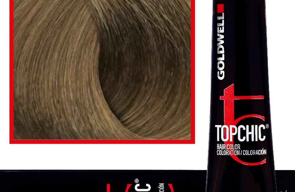 Goldwell Topchic - profesjonalna farba do włosów, 60ml 7-NA Średni Naturalny Popielaty Blond