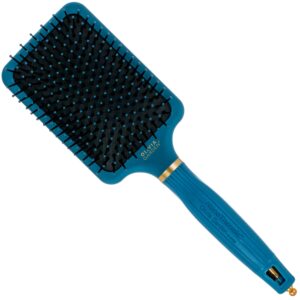 Olivia Garden Peacock Paddle Brush - duża, ceramiczna szczotka do włosów