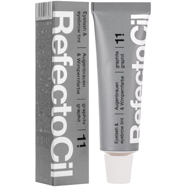 Refectocil henna do brwi i rzęs w żelu 15ml długotrwały efekt podkreślający oprawę oczu 1.1 Grafit
