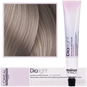 Loreal Dia Light - profesjonalna farba do włosów, 50ml 9.21 Bardzo Jasny Blond Opalizująco-Popielaty Milkshake