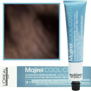 Loreal Majirel Cool Cover - farba zimne odcienie chłodnych blondów, 50ml 5.18 Jasny Brąz Popielaty Mokka
