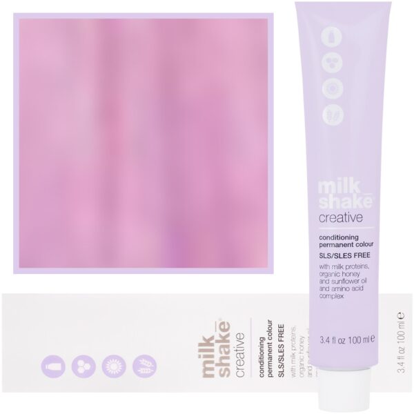 Milk Shake Creative - farba do włosów 100ml, pełna paleta kolorów 10,76 | 10VR || Czerwony Fioletowy Platynowy Blond