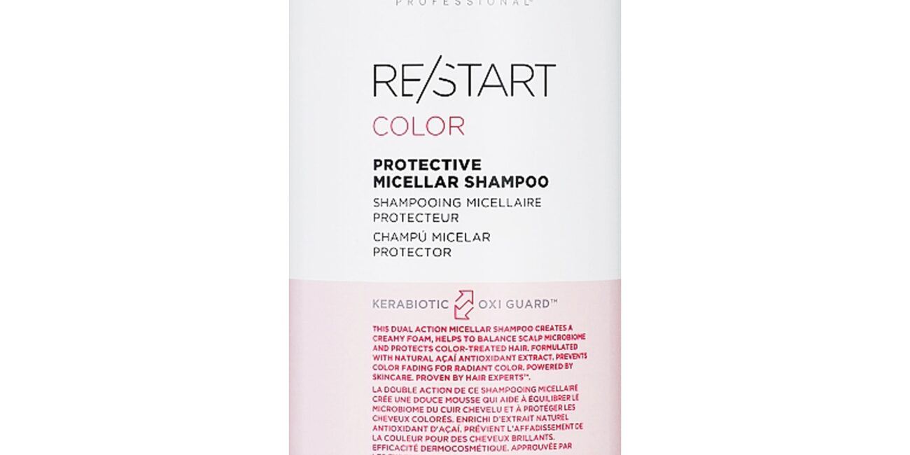 Revlon Restart Color Micellar Shampoo - szampon micelarny do włosów farbowanych, 1000ml