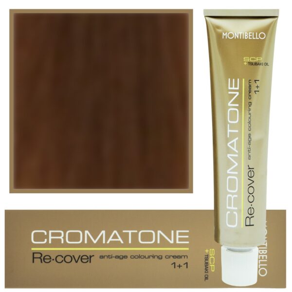 Montibello Cromatone Recover, farba do włosów siwych, 60ml 7,63 | Honey Brunette